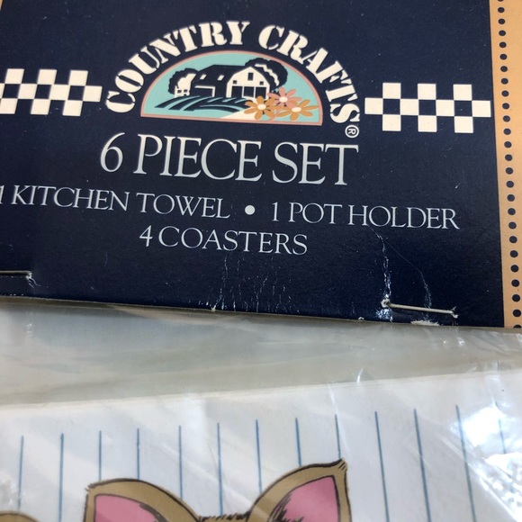 Vintage Cute Cat Coasters, 4” x4” from the 1990s - Picture 2 of 8